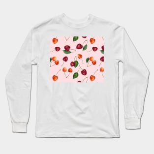 Blush cherries Long Sleeve T-Shirt